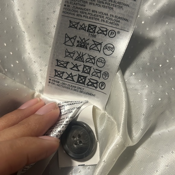 2 for 1 banana republic blazer black grey petite - Picture 6 of 8